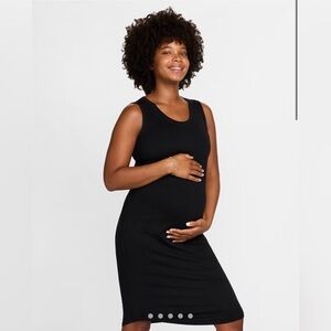 Nike Maternity Black Sleeveless Dress Dri Fit